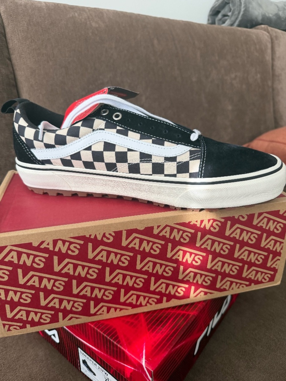 Vans Old Skool MTE-1 Outdoor Trainers in Checkerboard-Black NWT SZ:12